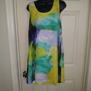 Lucy & Laurel multi -color flowy dress size 2